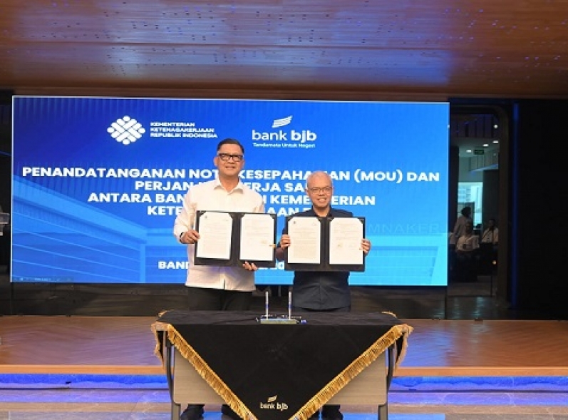 Kemnaker dan bank bjb Jalin Kerja Sama Pengembangan Kompetensi SDM dan Layanan Perbankan